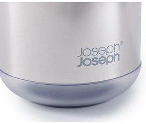 Dávkovač mydla z nehrdzavejúcej ocele v lesklo striebornej farbe 300 ml EasyStore Luxe – Joseph Joseph
