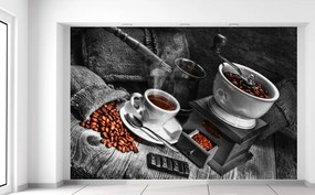 Gario Fototapeta Káva arabica Veľkosť: 200 x 135 cm, Materiál: Samolepiaca