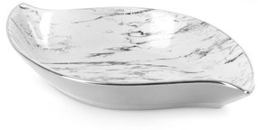 Ozdobný tanier SANA 31 x 17 x 5 cm biely