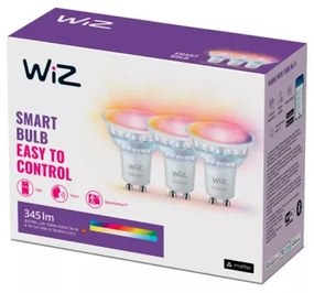 SADA 3x LED RGBW Stmievateľná žiarovka PAR16 GU10/4,7W/230V 2200-6500K Wi-Fi - WiZ
