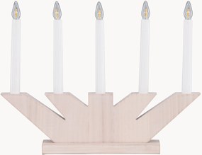 Drevená vianočná stolová LED lampa Verbier