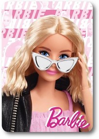 Dětská fleecová deka POLAR BARBIE I 100x140 cm růžová