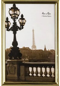 Kovový fotorám 10x15 zlatý