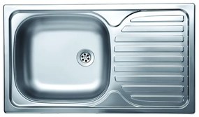 Zápustný drez N-140 1K 435/760 +sifón