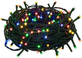 Vianočné svetielka vonkajšie FLASH multicolor 100 LED