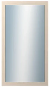 DANTIK - Zrkadlo v rámu, rozmer s rámom 50x90 cm z lišty 4020 biela prederaná (2766)