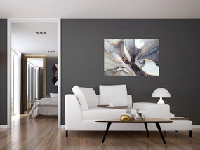 Obraz - Šedý mramor (90x60 cm)