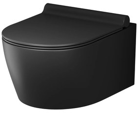 Závesné WC AM.PM X-Joy CXB1700MBSC bezokrajové, so sedadlom Microlift, čierne