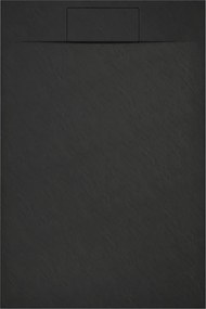 Mexen Otto, SMC obdĺžniková sprchová vanička 100 x 80 cm, čierna, 4N708010