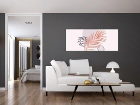 Obraz - Fialový minimalizmus N⁰3 (120x50 cm)