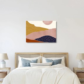 Sklenený obraz - Spacefrog design hory N⁰3 (70x50 cm)