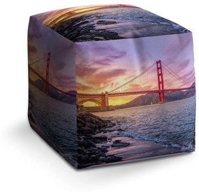 Sablio Taburet Golden Gate 5: 40x40x40 cm