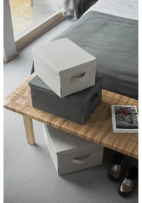 Béžový látkový úložný box s vekom 35x19x26 cm Soft Storage – Bigso Box of Sweden