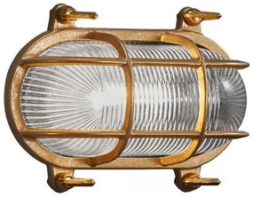Nordlux - Vonkajšie nástenné svietidlo HELFORD 1xE27/12,5W/230V IP64 mosadz