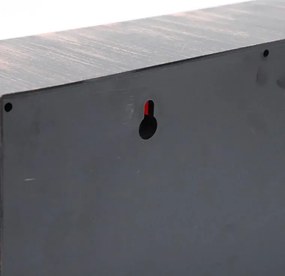 Moderný LED krb s imitáciou plameňa SP-35 - 60x37 cm - medený