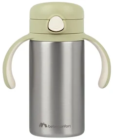 Hrnček termoizolačný so slamkou nerez 280 ml Green