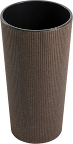 PLASTOVÝ KVETINÁČ URBANIKA ECO 36,5X19,5 CM TMAVOHNEDÁ