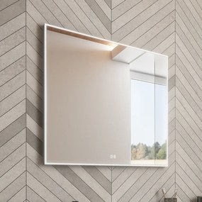 Nimco LED zrkadlo 600x600 s dvoma dotykovými senzormi - ZP 13066VX