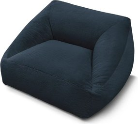 Tmavomodrý sedací vak z umelej kožušiny Lilibet – Bobochic Paris