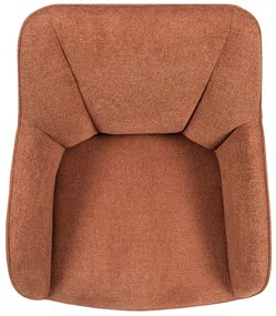 Jídelní křeslo Berisso měděné/černé