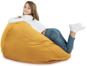 Plyšový sedací vak SAKO Horčicový