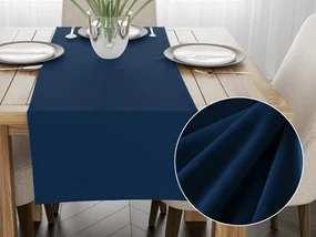 Biante Zamatový behúň na stôl Velvet Prémium SVP-029 Námornícka modrá 35x160 cm