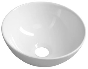 Biele keramické okrúhle umývadlo ø 28 cm Aster – Sapho