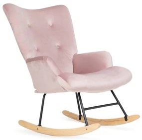 Hojdacie kreslo MOSS ružové 856735