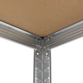 Kovový regál Easy 2 ks 160x80x40 cm, 4 police, nosnosť 640kg