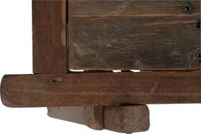 Konferenčný stolík Army z recyklovaného dreva - 175*85*42 cm