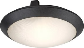 Rabalux 77235 - Vonkajšie stropné svietidlo so senzorom WELRO 1xE27/9W/230V IP65 pr.30 cm čierna