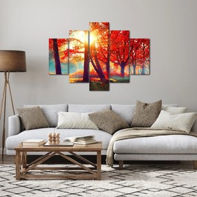 Obraz - Jesenná krajina (150x105 cm)