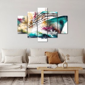 Obraz - Akvarelové more (150x105 cm)