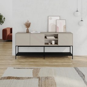 Čierno-krémová komoda 180x80x40 cm Amira – Marckeric