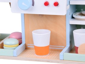 Drevená sada KAVIAREŇ a ZMRZLINÁREŇ pre deti - dezerty a zmrzlina ZA5937