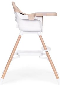 Detská jedálenská stolička 2v1 s nastaviteľným pultíkom zelená