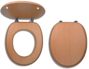 Wc doska Novaservis MDF vo farebnom prevedeni dyhovaného dreva WC/BUK