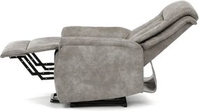 Polohovacie kreslo sivé, elektrické TV-Q8575 GREY3