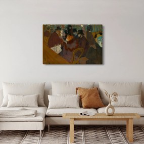 Obraz - Henri de Toulouse-Lautrec, At the Moulin Rouge, reprodukcia (90x60 cm)