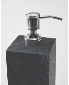 Tmavosivý mramorový dávkovač mydla 200 ml Aixa – Kave Home