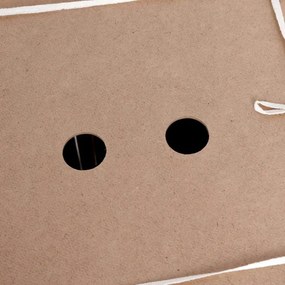 Rohový kôš na bielizeň 60 l bambusový čierny