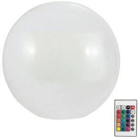 Polux LED RGBW Solárna lampa BALL LED/3,2V 500 mAh pr. 20 cm IP65 + diaľkové ovládanie SA1939