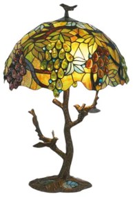 Lampa Tiffany stolová WINE 42*64