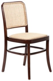 Jedálenská stolička LEGNO béžová / hnedá 871387