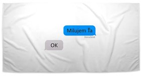 Sablio Uterák Milujem ťa - OK - 30x50 cm