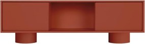 TV stolík v terakotovej farbe 160x48x42 cm Taro – noo.ma