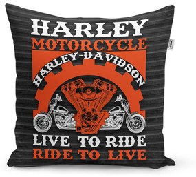 Sablio Vankúš Harley-Davidson Live to ride, ride to live - 50x50 cm