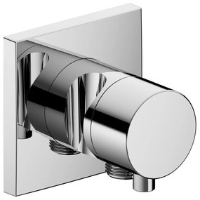 KEUCO IXMO uzatvárací ventil pod omietku s napojením hadice, s integrovaným držiakom ručnej sprchy, hranatá rozeta, chróm, 59541011202