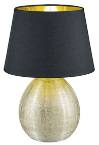 LUXOR M | luxusná nočná lampa Farba: Čierna/Zlatá