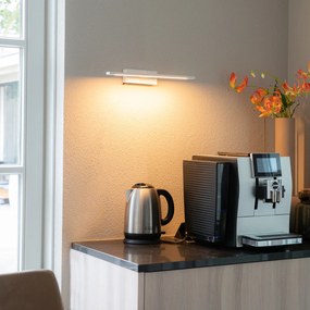 Nástenná lampa biela 41,5 cm vrátane LED IP44 - Jerre